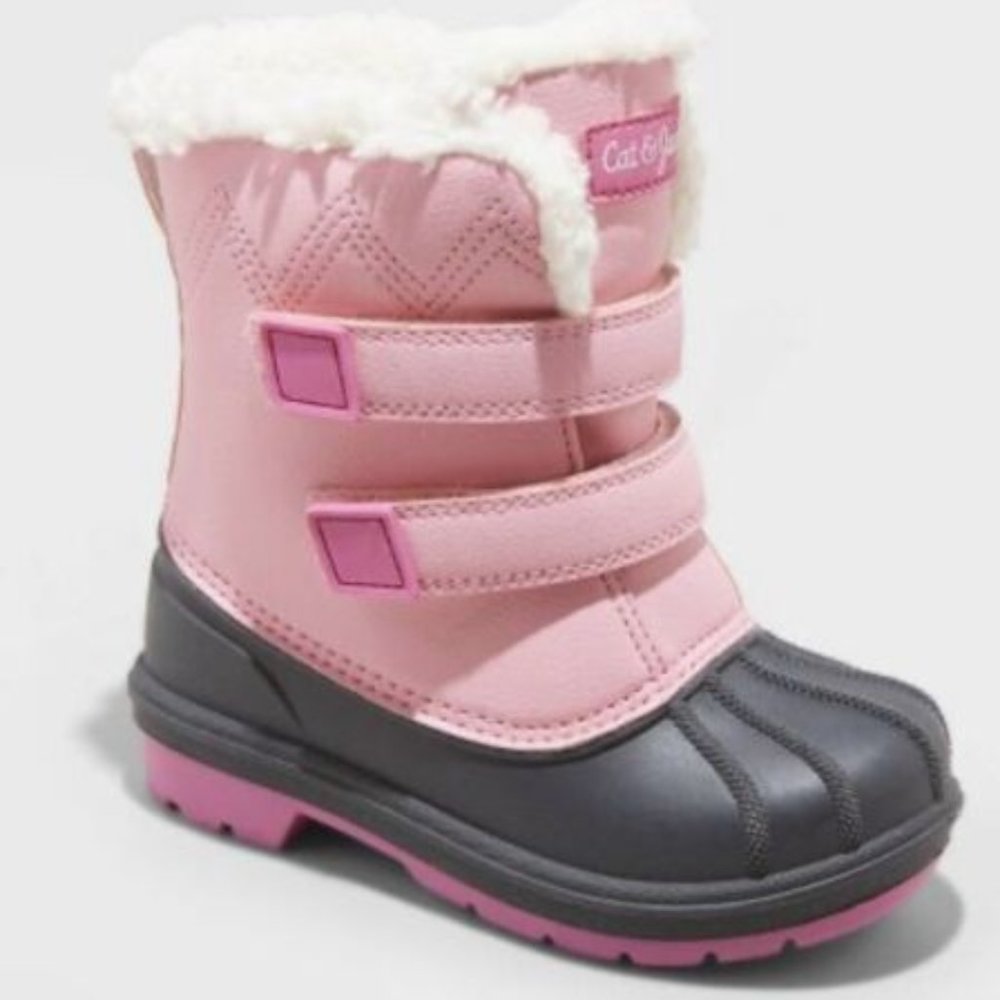 Cat & Jack Toddler Girls Winter Snow Boots Denver Pink Multiple Sizes Available